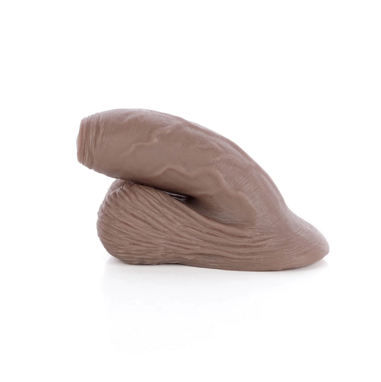 AXOLOM Au Naturel Soft Silicone FTM Packer - 3.5" Shaft Uncut - Image 10