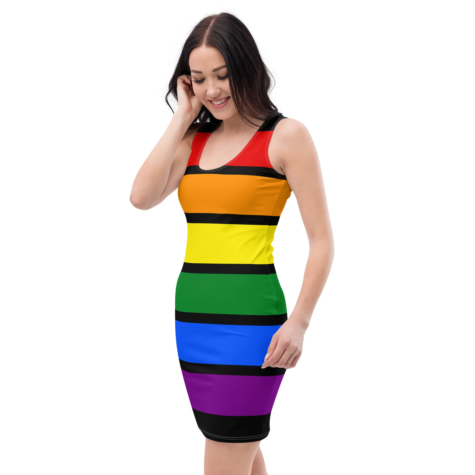 Black Rainbow Dress - Image 3