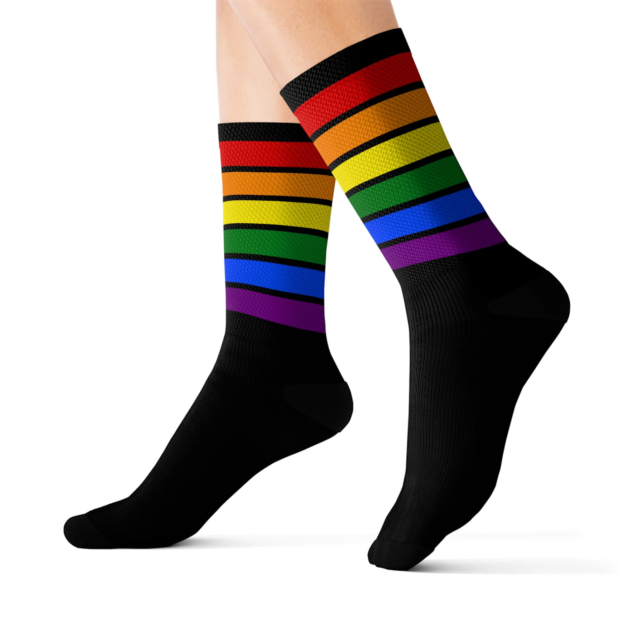Black Rainbow Socks - Image 9