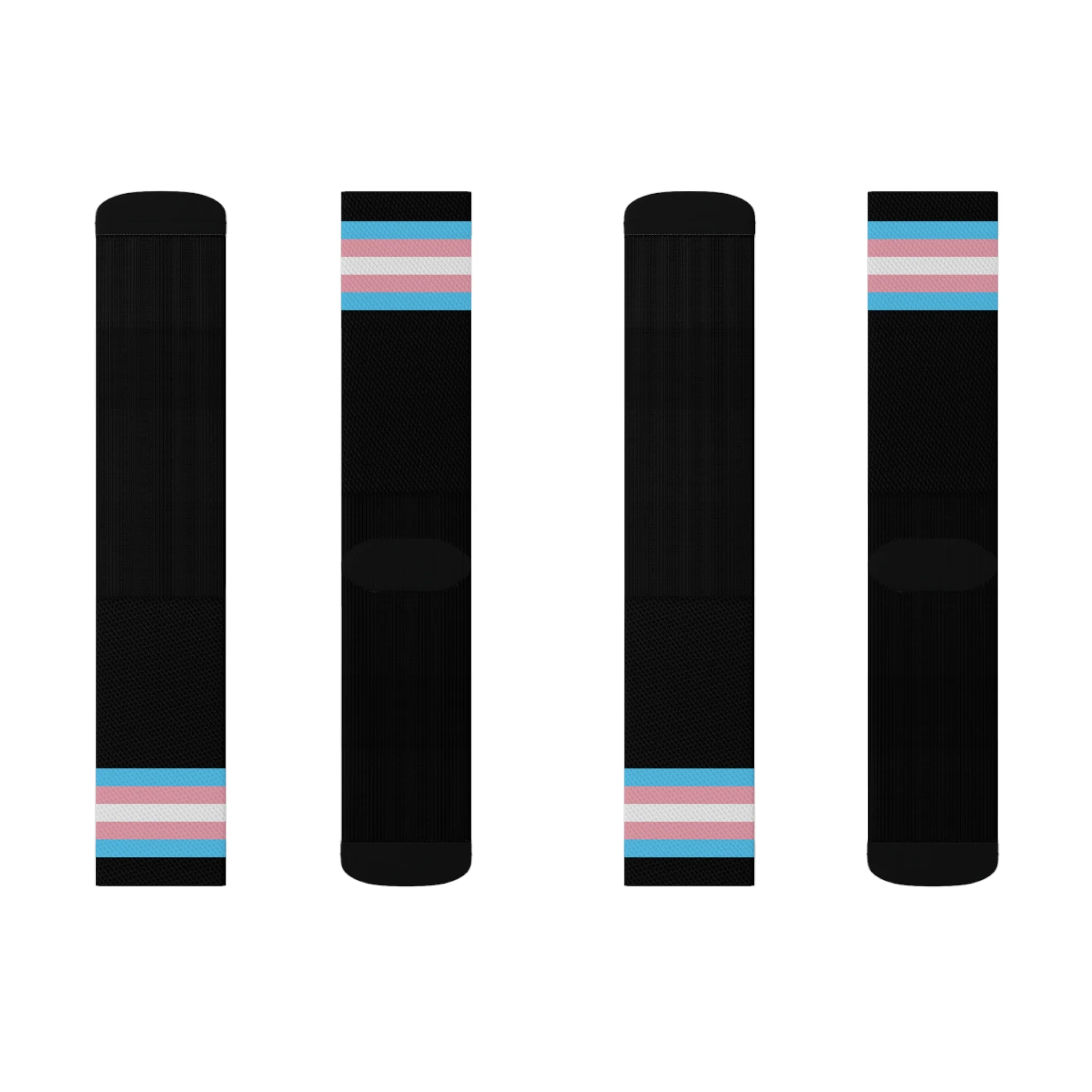 Black Trans Pride Socks - Image 10