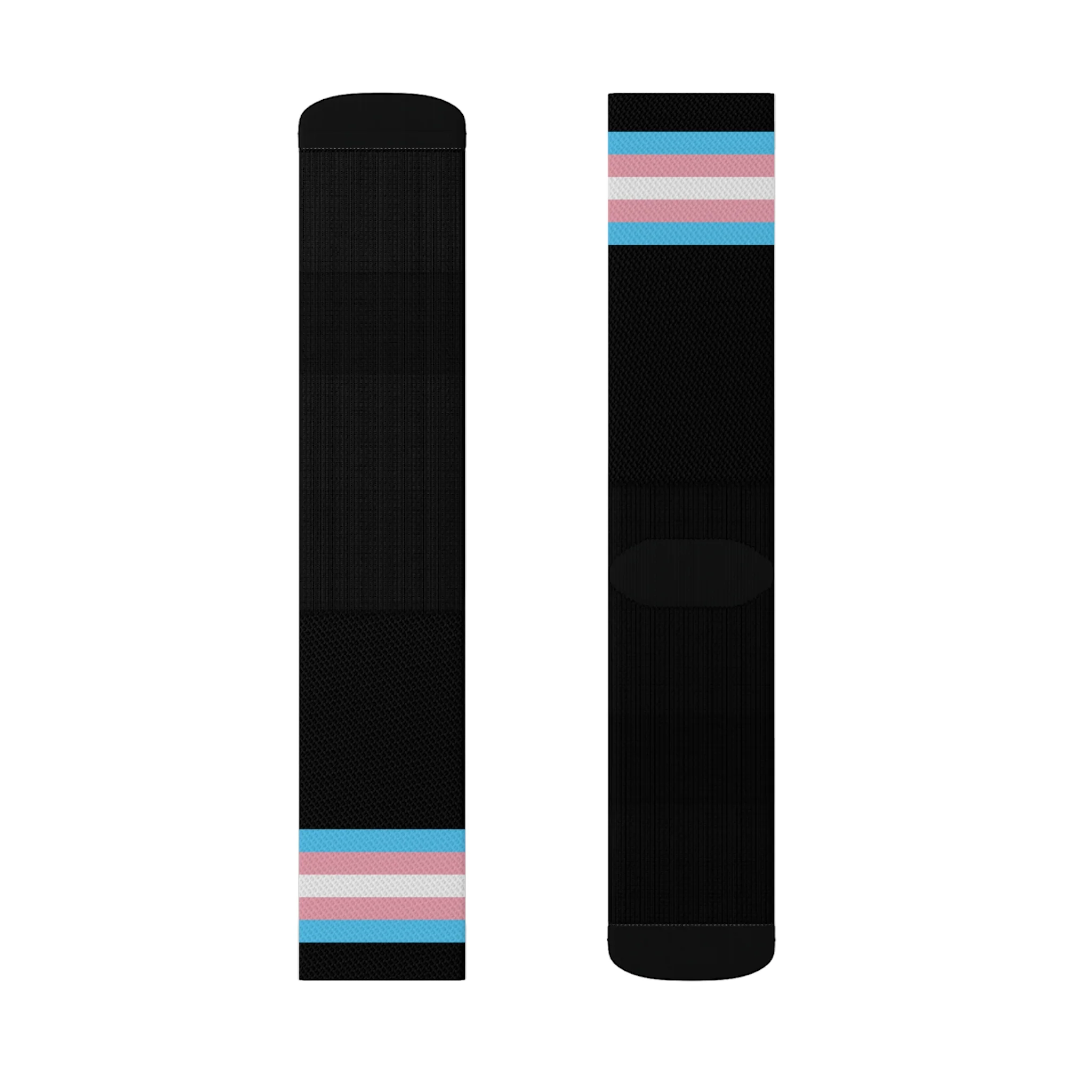 Black Trans Pride Socks - Image 12