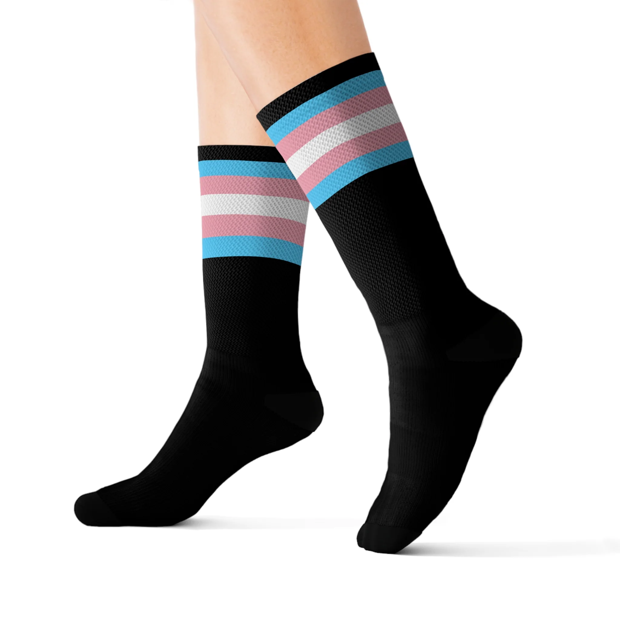 Black Trans Pride Socks - Image 5
