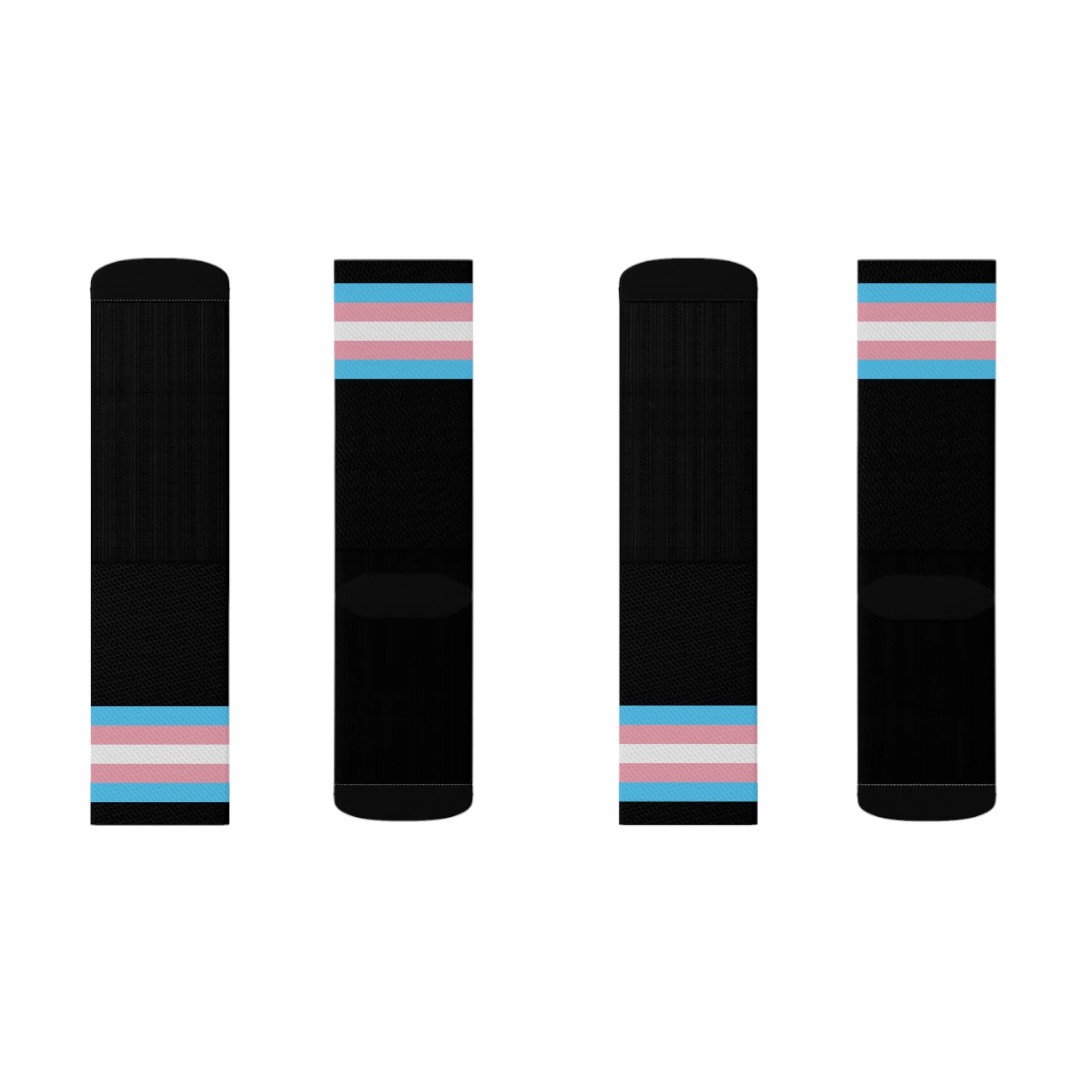 Black Trans Pride Socks - Image 6