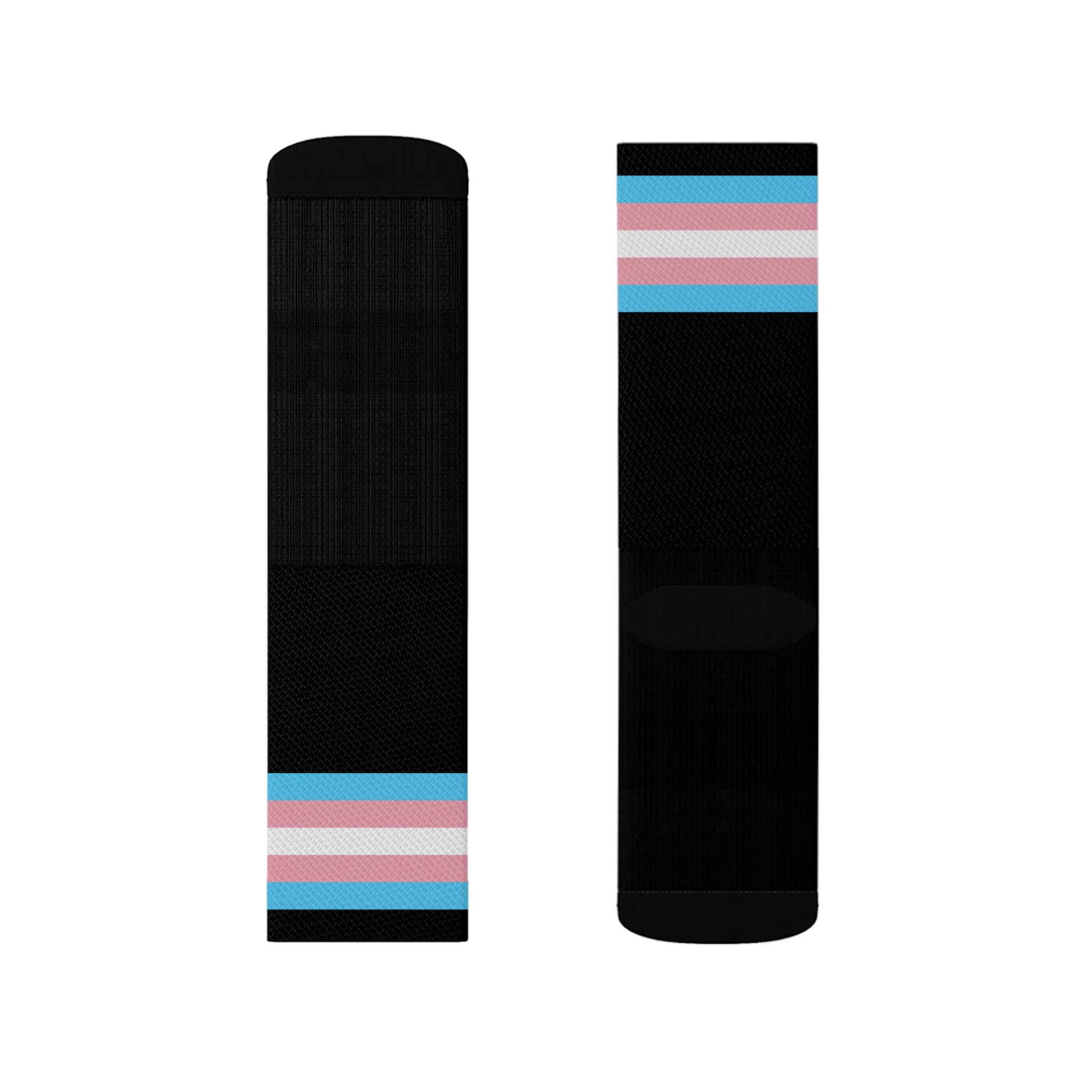 Black Trans Pride Socks - Image 8