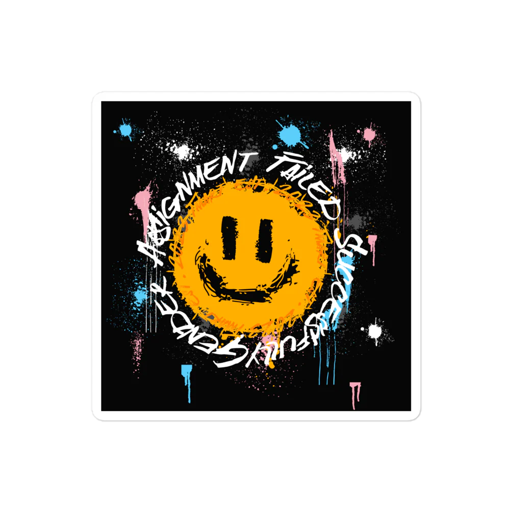 Gender Assignment Failed Successfully Sticker - Image 3