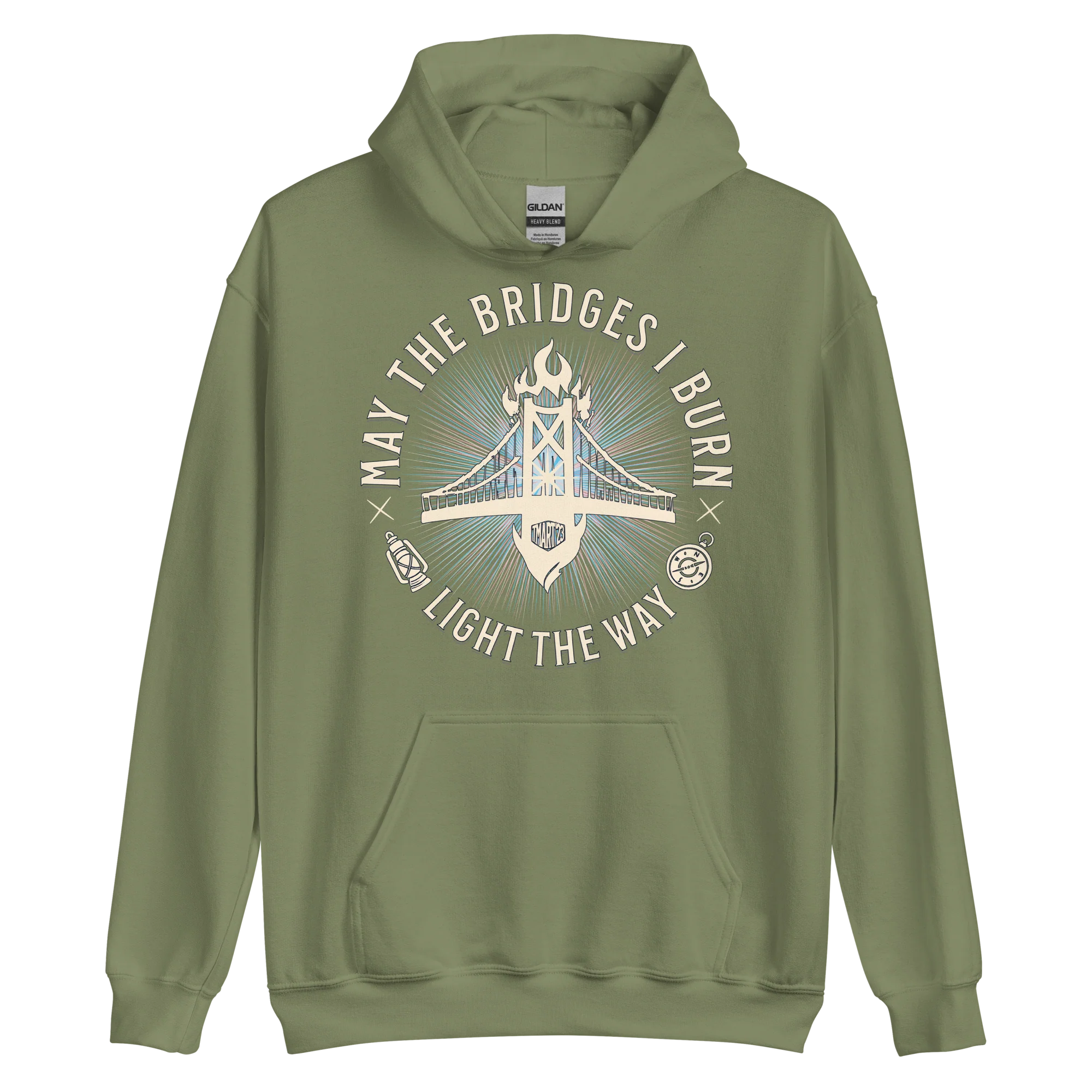 May The Bridges I Burn Light The Way Hoodie - Image 8