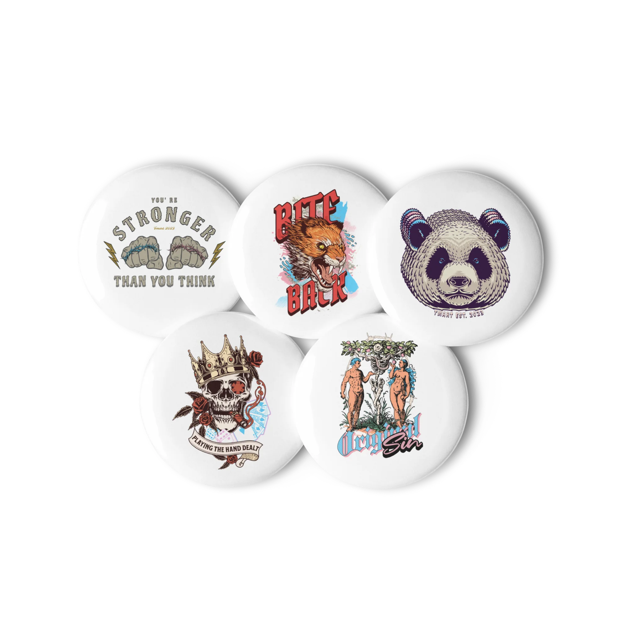 Set of pin buttons - Image 2