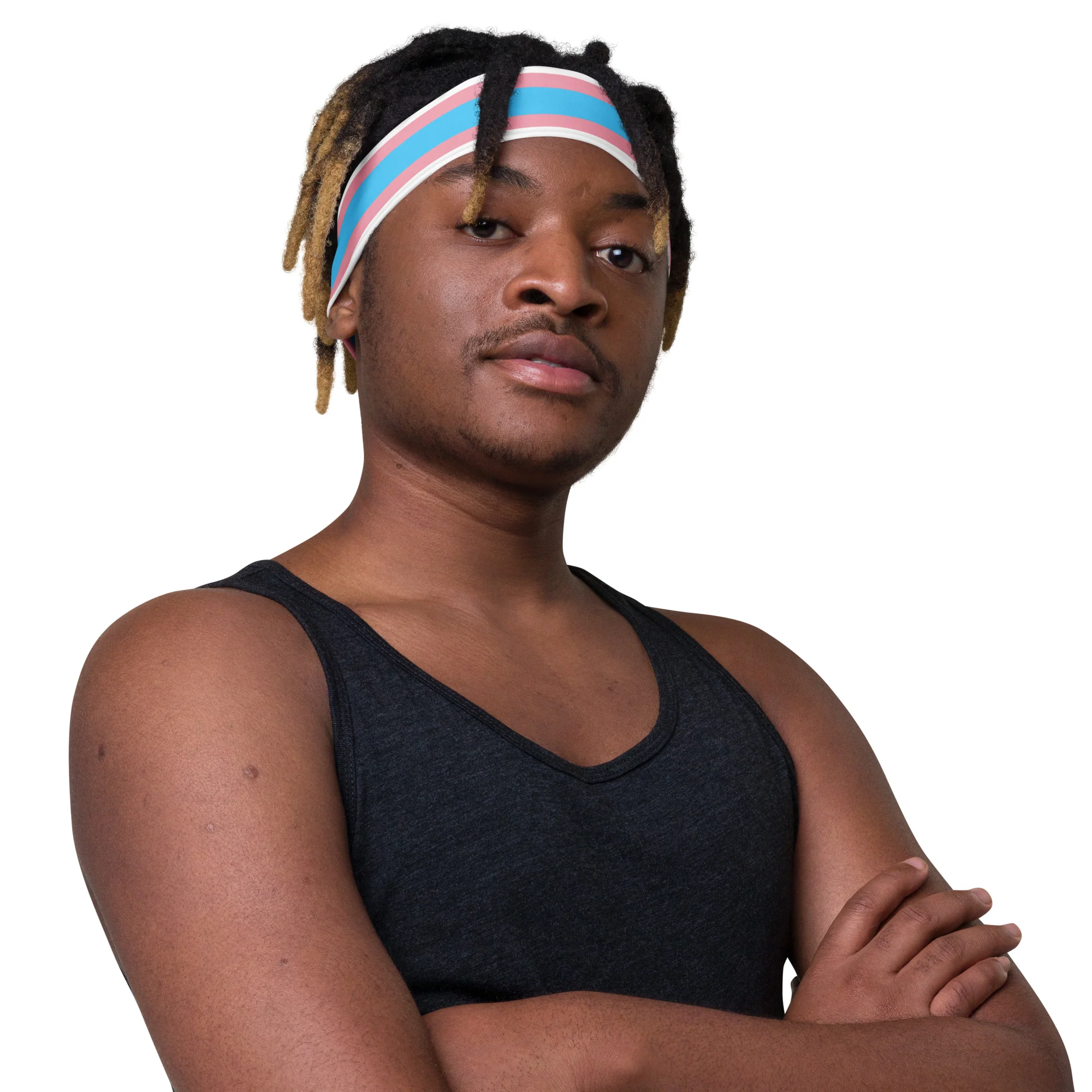 Trans Flag Headband