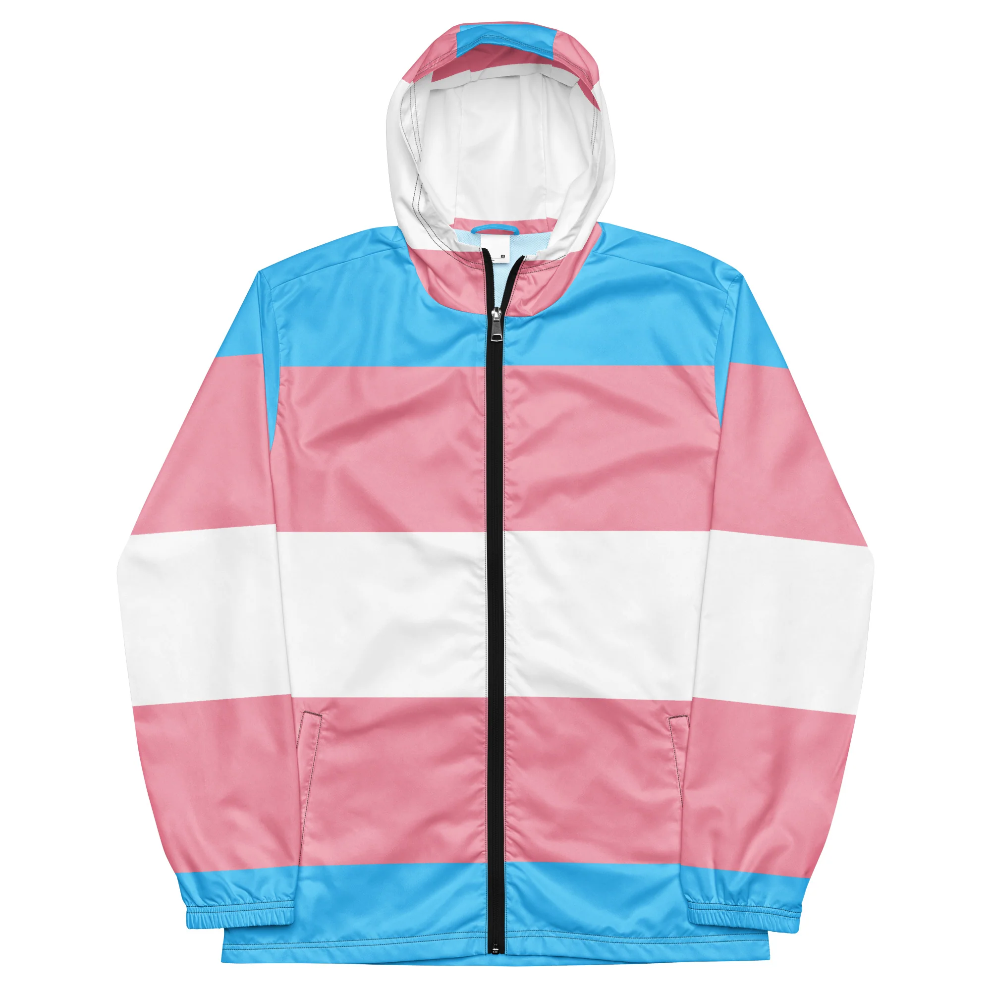Trans Flag Men’s windbreaker