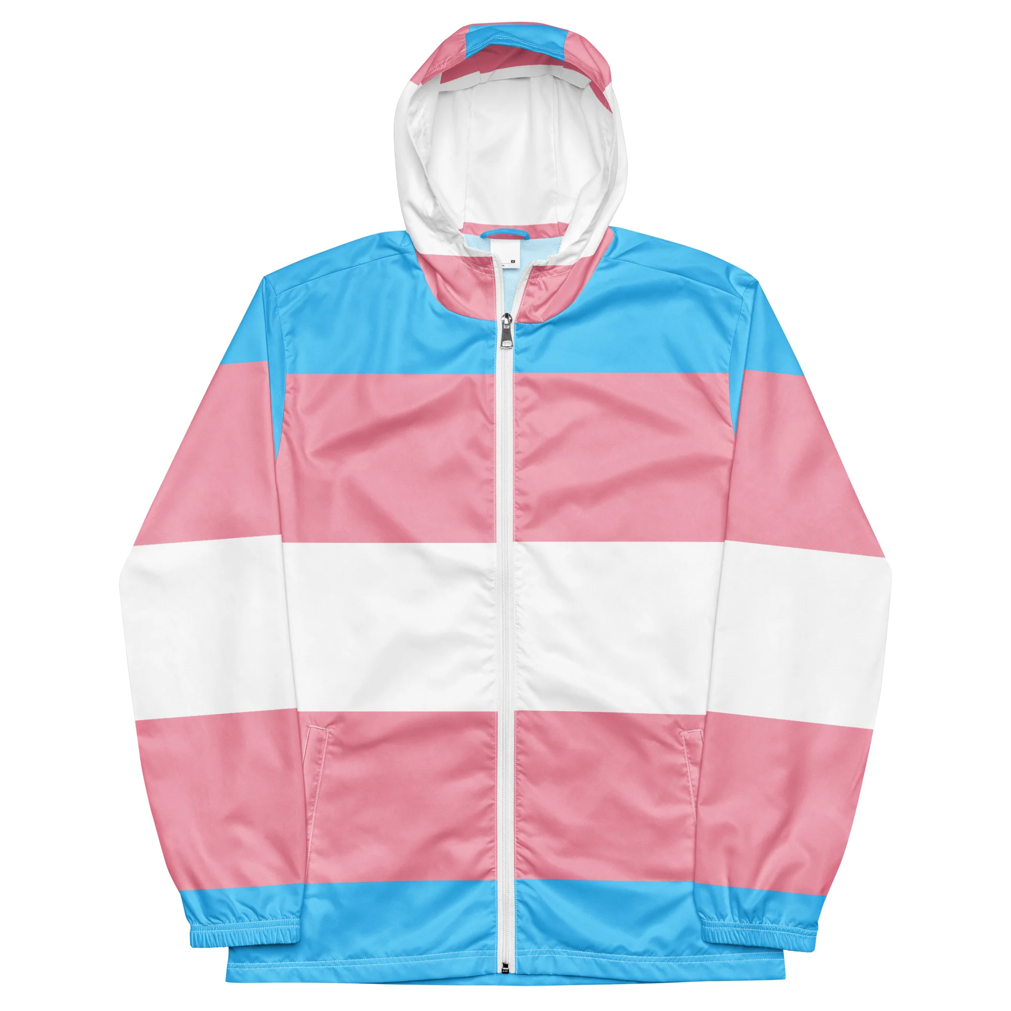 Trans Flag Men’s windbreaker - Image 10