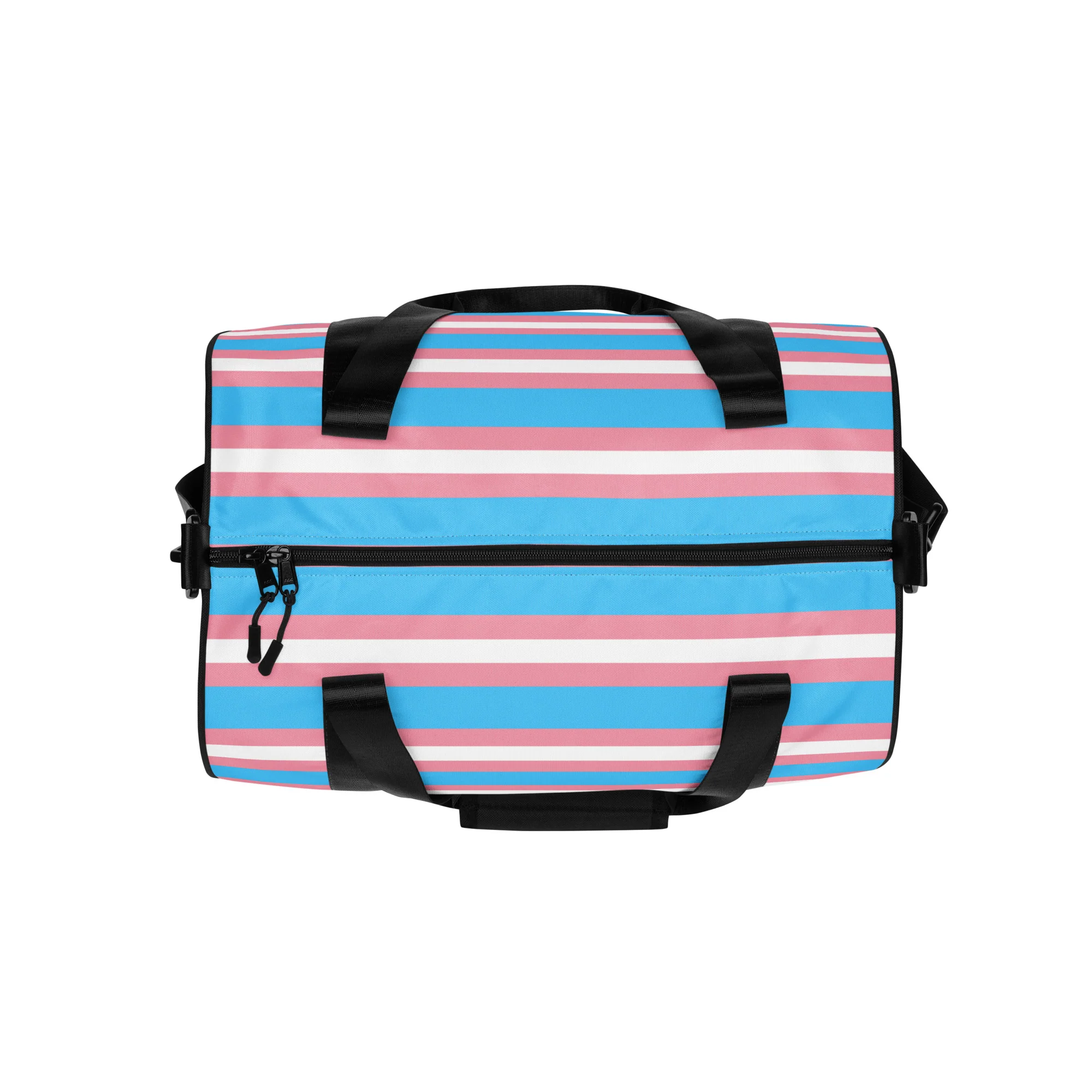 Trans Flag print gym bag - Image 7