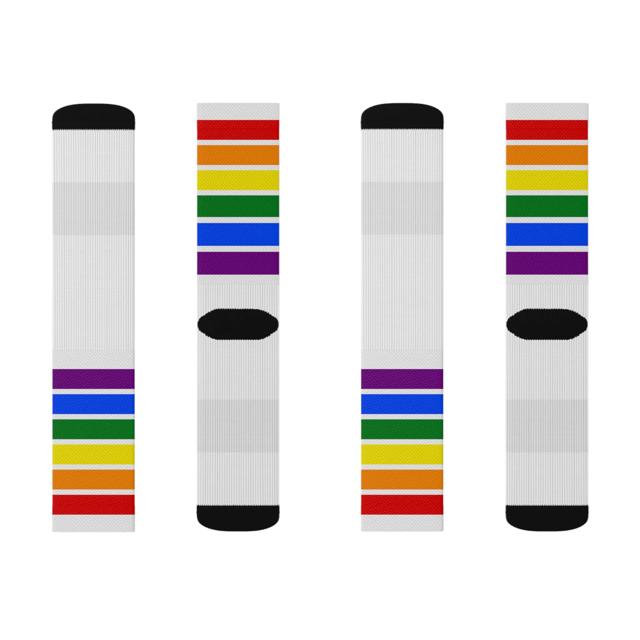 White Rainbow Socks - Image 2
